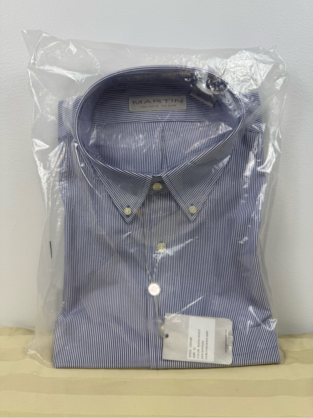 Martin Golf Apparel "The Club Shirt" Men's XL NWT